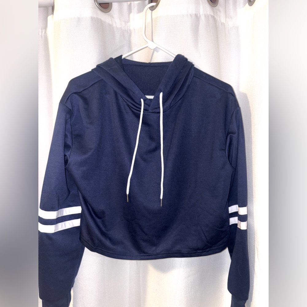 Marshalls Navy Hoodie with White Accents